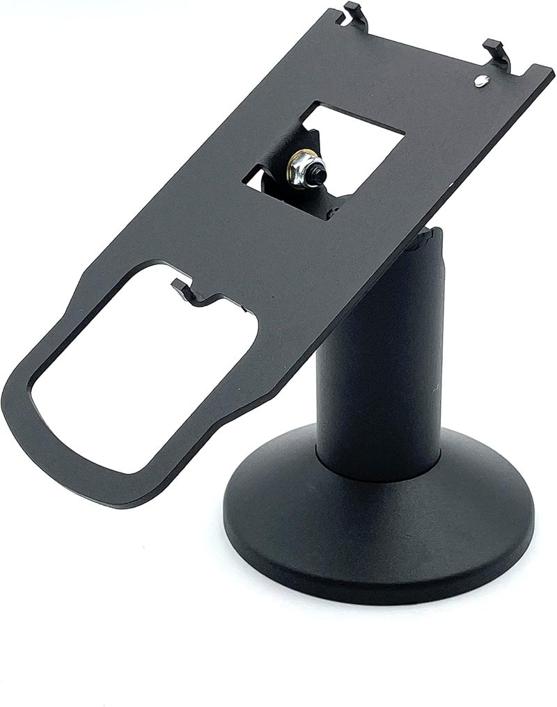 DCCStands Verifone M400/M440 Swivel and Tilt Low Profile 4" Terminal Stand, Screw-in and Adhesive, Black - Image 3